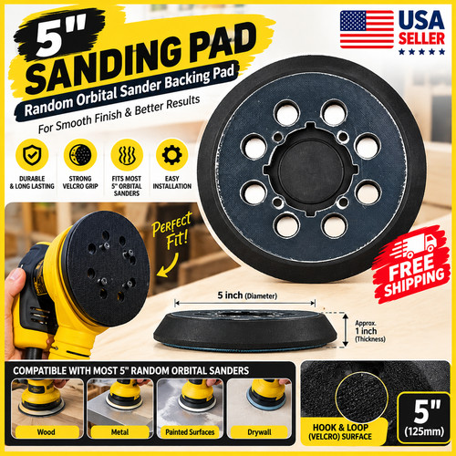 Replacement sander pads - 5", for