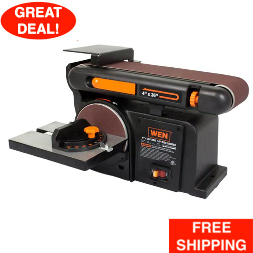 Belt and disc - and, sander